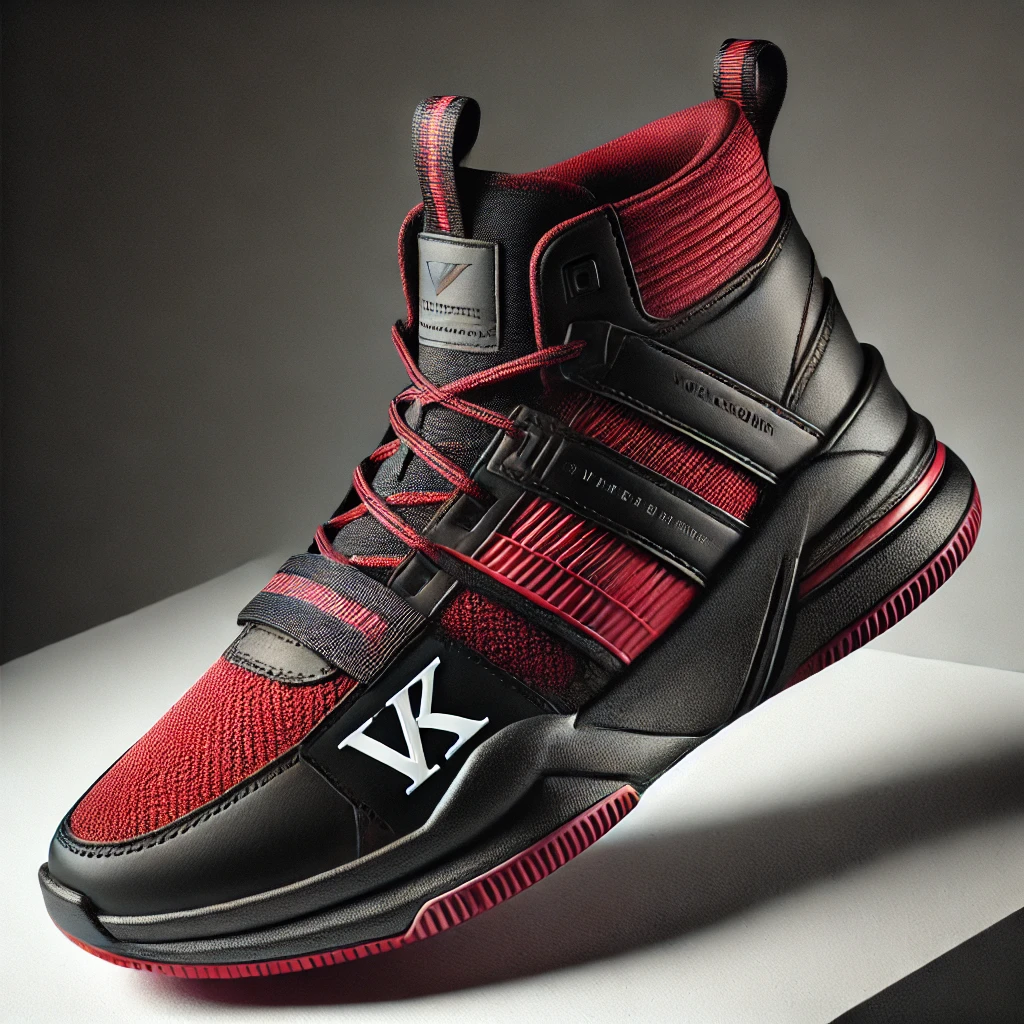 Crimson Chunky Sneakers
