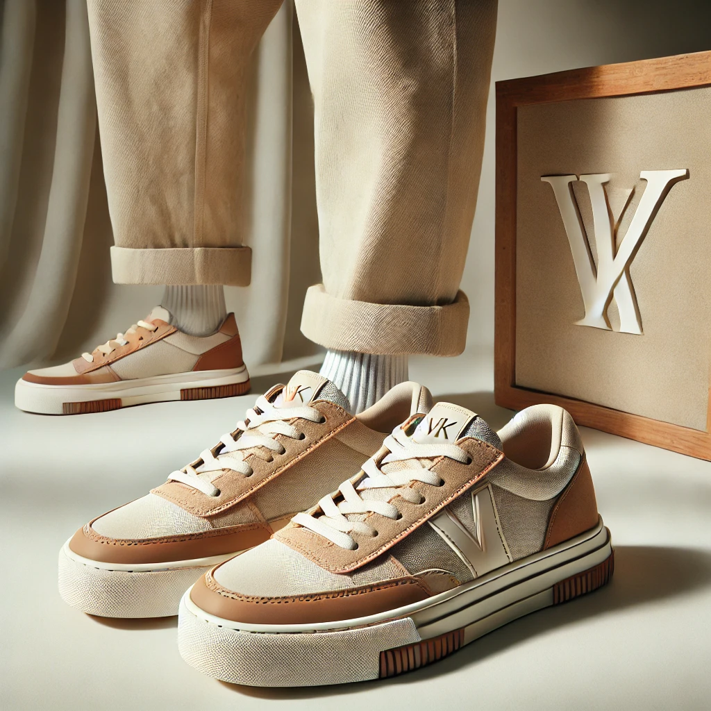 Low-Top Beige Brown